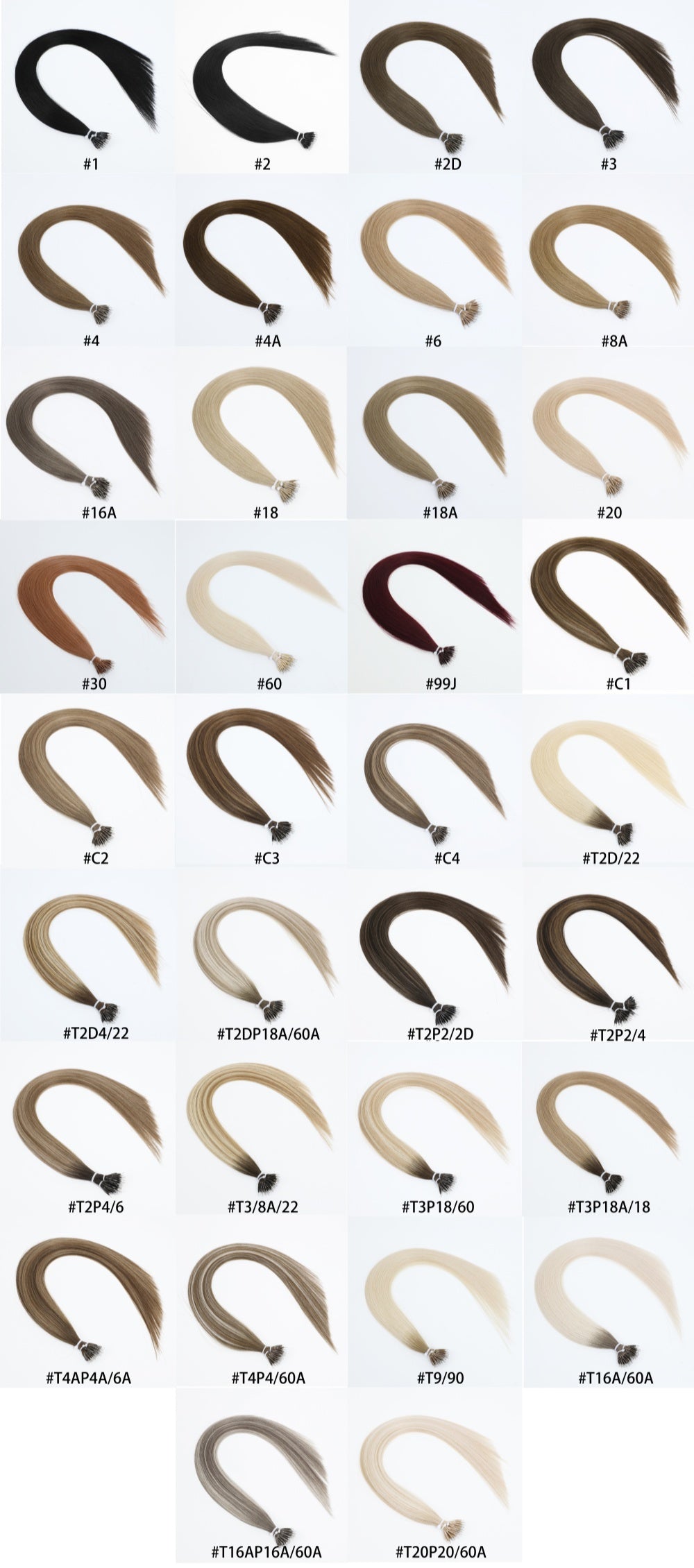 18-inch high-quality women's European human hair wig